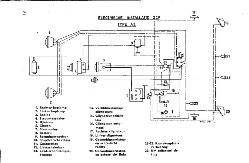 Citroen Mehari Wiring Diagram  Citroen 2cv Ignition Wiring