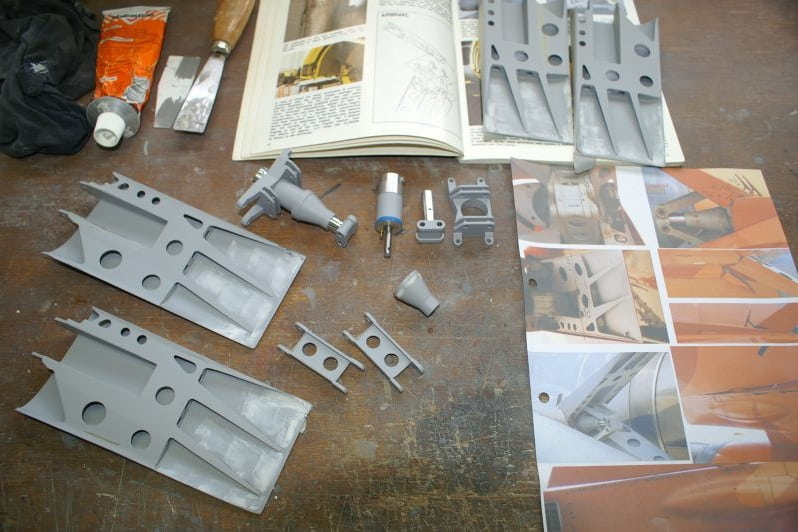 F16 Speedbrake parts