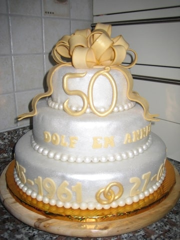 Wonderlijk FEEDBACK) eerste taart 50 jaar huwelijk (Pagina 1) - Bruids- en NX-22