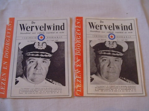 De Wervelwind nummer 1 uit de tweede wereldoorlog ww2 wo2 een pamflet strooi 