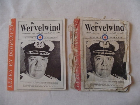 De Wervelwind uit de tweede wereldoorlog pamflet wo2 verzameling